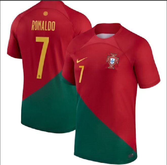 FZ 2023 2024 European Cup #7 Portugal Ronaldo red Soccer jersey